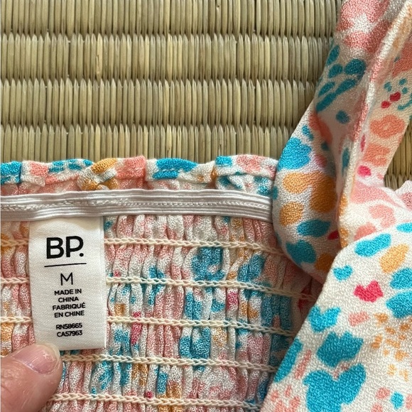 BP. Floral Print Tie Strap Mini Dress Sundress Cottagecore‎ Sleeveless - Picture 4 of 8